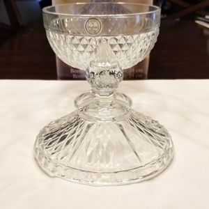NIB Crystal Clear "Buckingham" Candy Dish